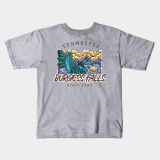 BURGESS FALLS STATE PARK TENNESSEE T-SHIRT Kids T-Shirt